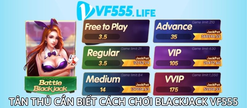 Phải đặt tiền cược trước khi tham gia chơi bài Blackjack tại nhà cái VF555